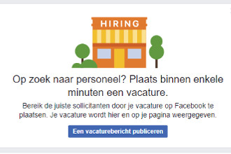 Vacatures plaatsen op Facebook