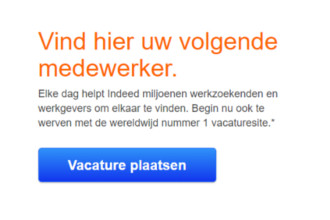 Vacature plaatsen op Indeed: wat zijn de kosten en prijs